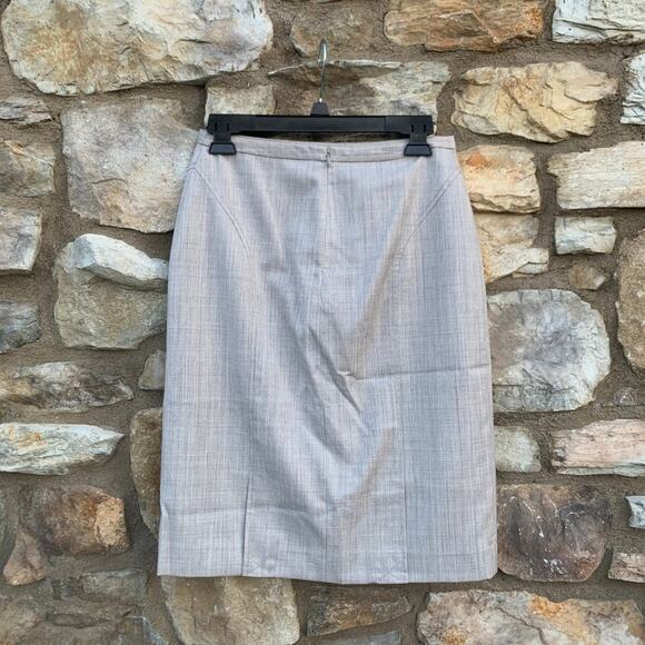 Pendleton Pencil Skirt Beige Wool Blend Size 2 Petite NEW - Picture 7 of 7